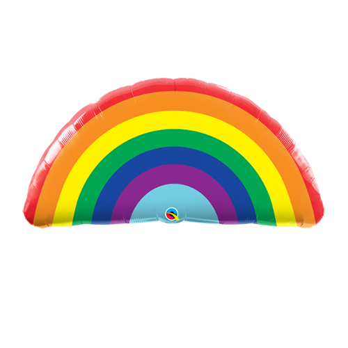 DISC 90cm Shape Foil Rainbow Bright #10493 - Each (Pkgd.) 